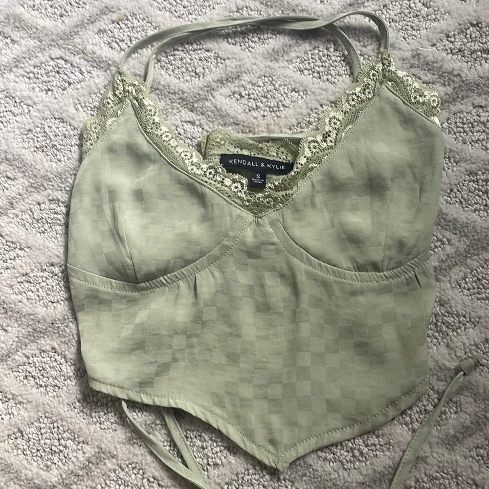 Kendall & Kylie bandana lace top